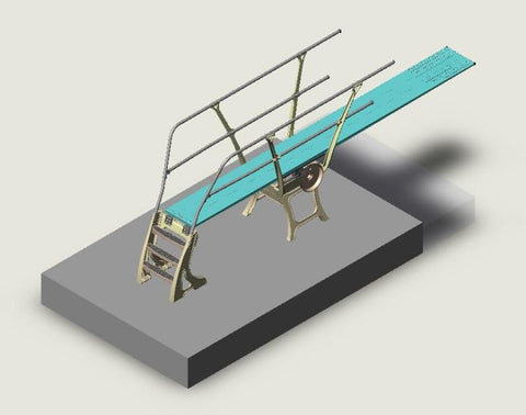 One Meter Stand Handrails Both Sides