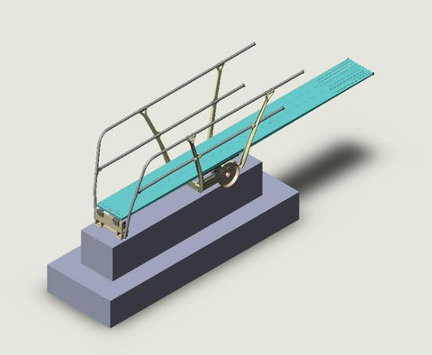 Short Stand Handrails Both Sides