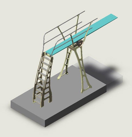 Three-Meter Stand Handrails Both Sides