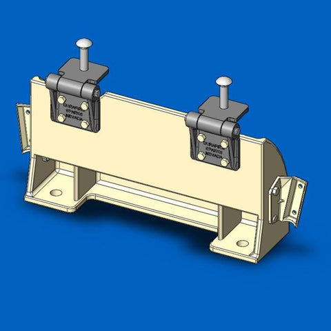 Short Stand Anchor Assembly for stands with rails (with hinges)
