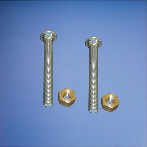5/8" x 5 1/2" Zinc Plated Steel Board Bolt with nut